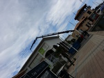 Utilisation de camion grue pour les opération de chargement et déchargement sur une toiture terrasse inaccessible