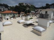 toiture terrasse, réfection en résine ,contrôle de fuite avec porosimètre