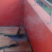 Recherche de fuite avec fumigène à Grasse Février 2016 