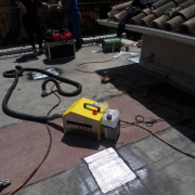 Recherche de fuite avec fumigène à Cap d'Antibes Mars 2015 