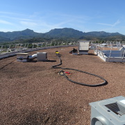 Recherche de fuite avec fumigène à Mandelieu octobre 2016